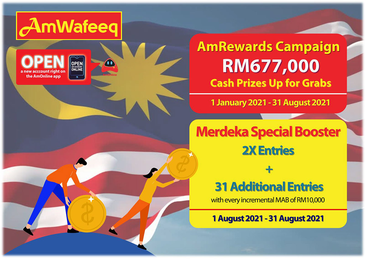 Penyertaan, bonus berganda untuk AmRewards Kool 101