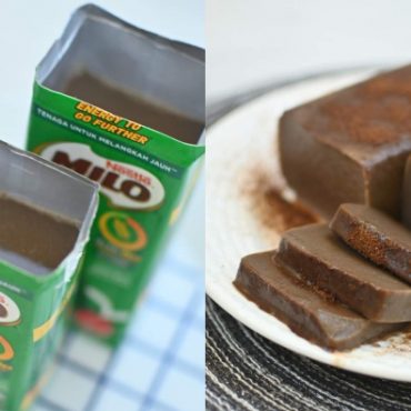 agar-agar milo dalam kotak